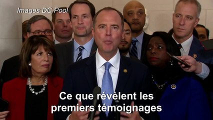 Destitution de Trump: les premiers témoignages enfoncent le clou