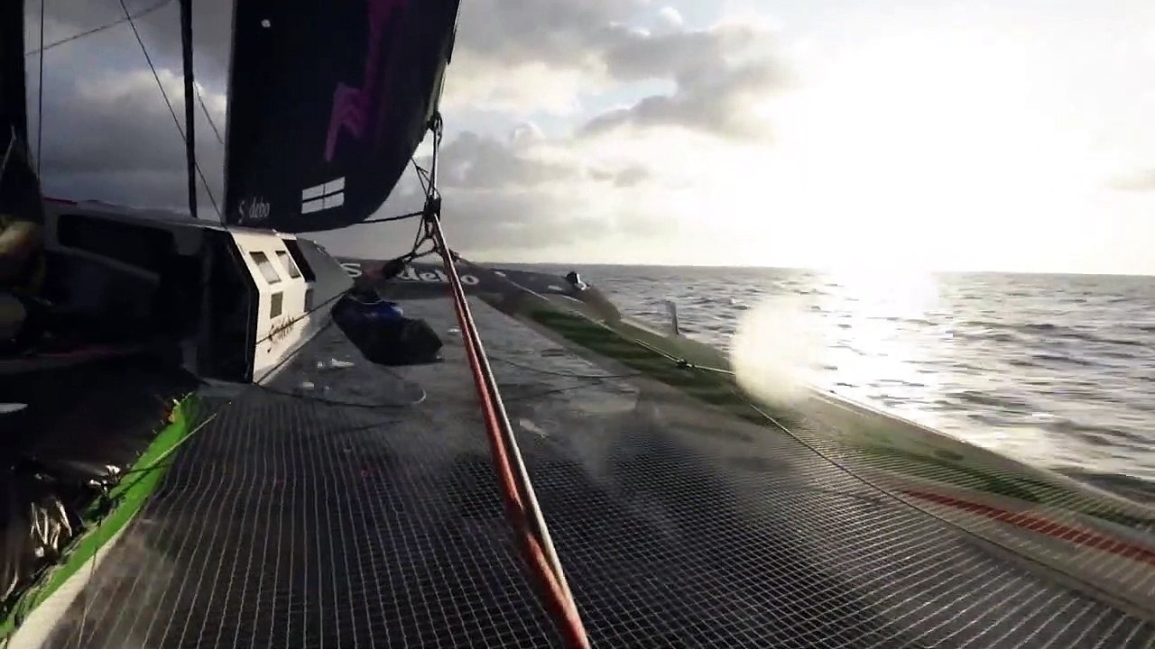 Sodebovoile  2019 -  ONBOARD VIDEO 1211] Thomas Coville et le multicoque