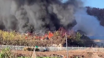 경기 남양주 의류 보관창고에서 불...6개 동 피해 / YTN