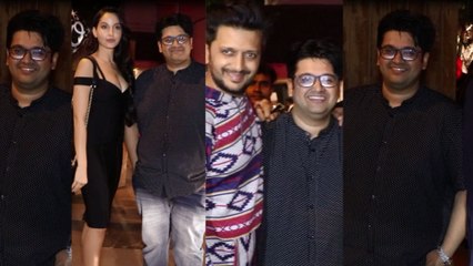 Aditya Roy Kapur, Rahul Preet Singh, Genelia and Riteish Attend  Milap Zaveri’s Birthday Bash