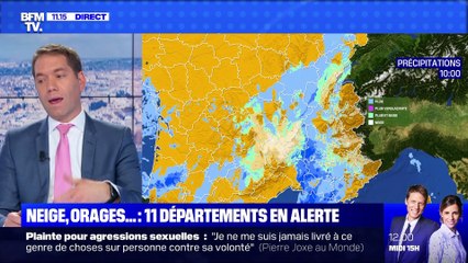 Neige, orages... : 11 départements en alerte (4) - 14/11