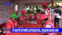 4th quarter nationwide earthquake drill, isinagawa ngayong araw