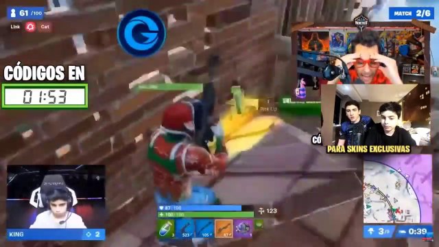 KING reacciona a GREFG reaccionando a k1nG (Fortnite Mundial)