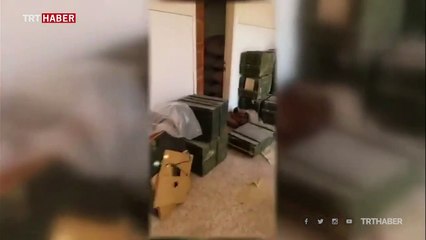 PKK/YPG'nin depo olarak kullandığı okul binasında 50 adet anti tank mayını bulundu