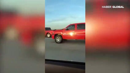 Otobandaki yaralı köpek için 20 araç seferber oldu