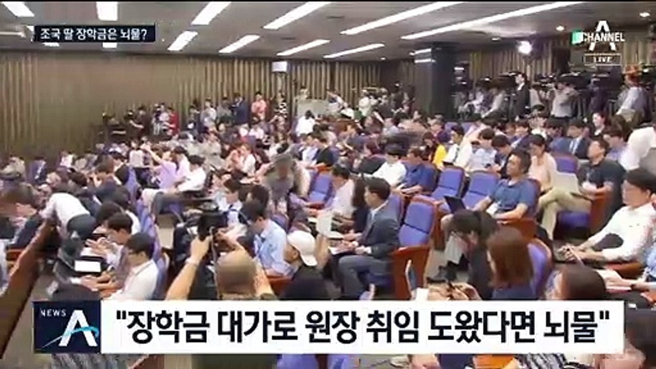 조국 구속영장 청구 열쇠…딸 장학금 ‘뇌물죄’ 주목