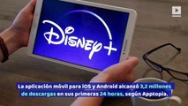 Disney+ alcanza más de 3,2 millones de descargas en su primer día