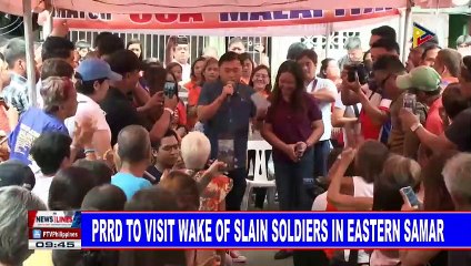 PRRD to visit wake of slain soldiers in Eastern Samar