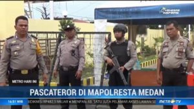 Sejumlah Mapolres Tingkatkan Keamanan Pascapeledakan Bom di Medan