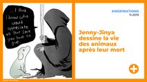 Jenny-Jinya dessine la vie des animaux après leur mort