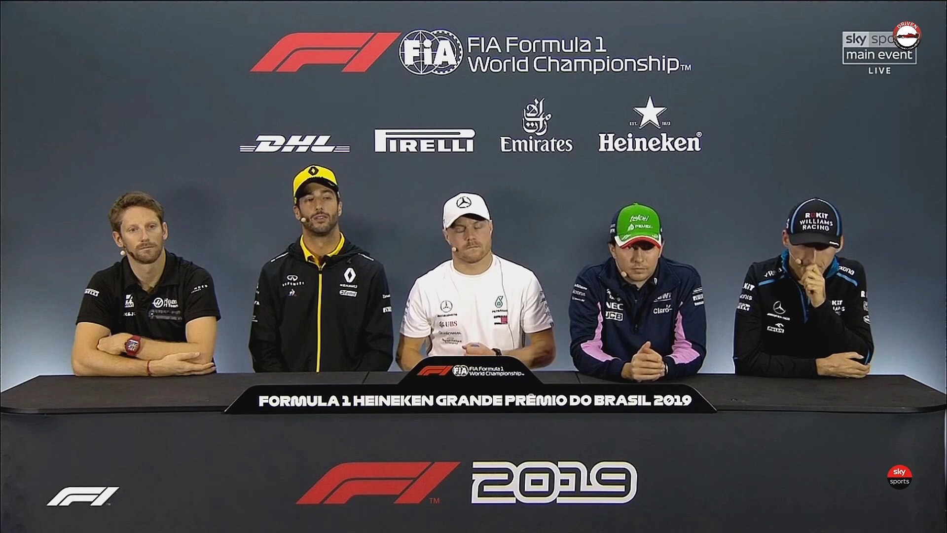 F1 2019 Brazilian GP - Thursday (Drivers) Press Conference