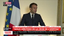 Emmanuel Macron à propos des hôpitaux : «Nous devons investir plus fortement que nous avions envisagé»