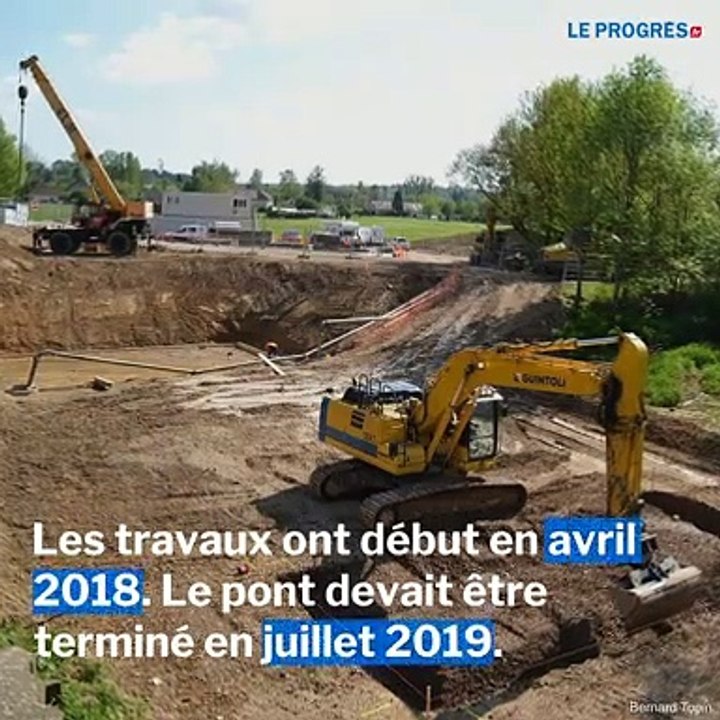 Chamblay: le pont ouvre après de longs mois de travaux