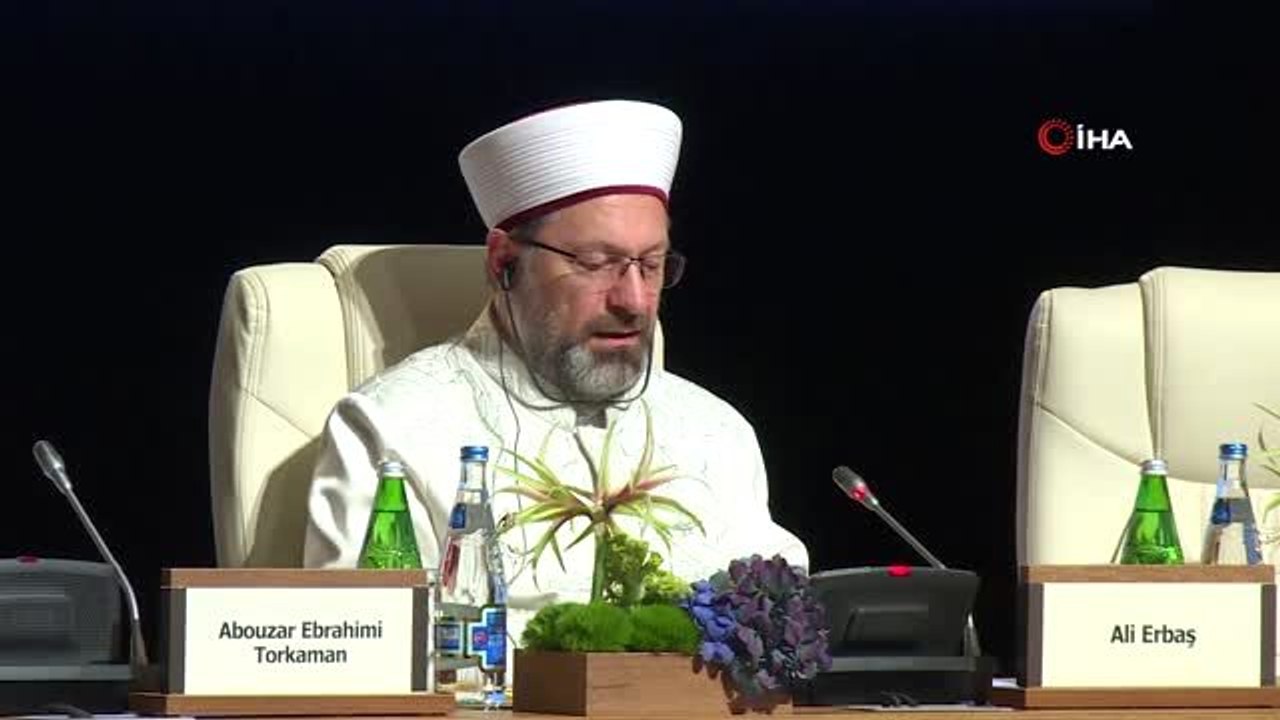 Diyanet İşleri Başkanı Prof. Dr. Erbaş: "Kudüs'ün barış şehri olmasının yeniden sağlanması...
