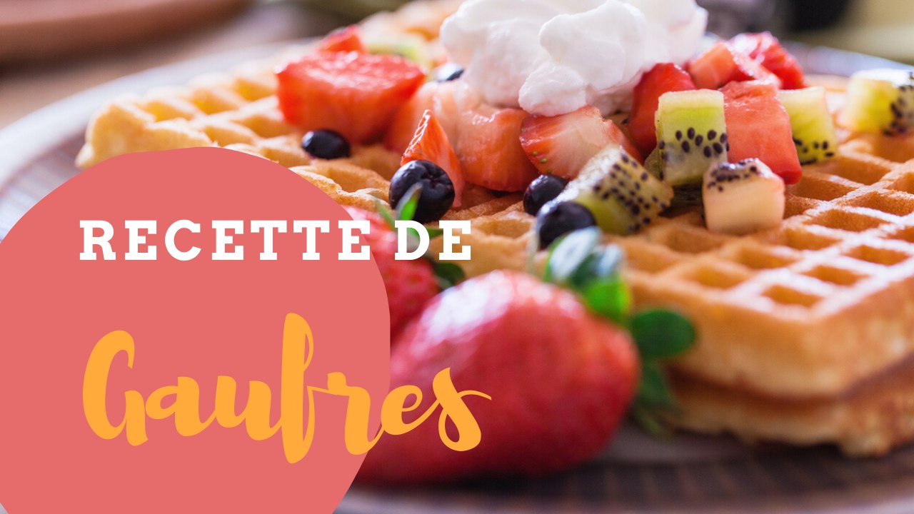 Recette de gaufres rapide