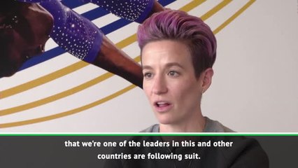 Rapinoe hails 'groundbreaking' equal pay deal