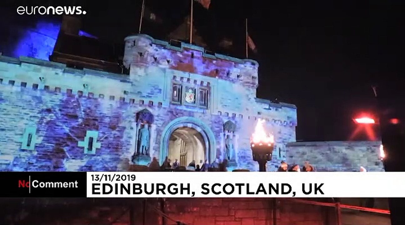 Myths and legends brought to life in Edinburgh Castle light display