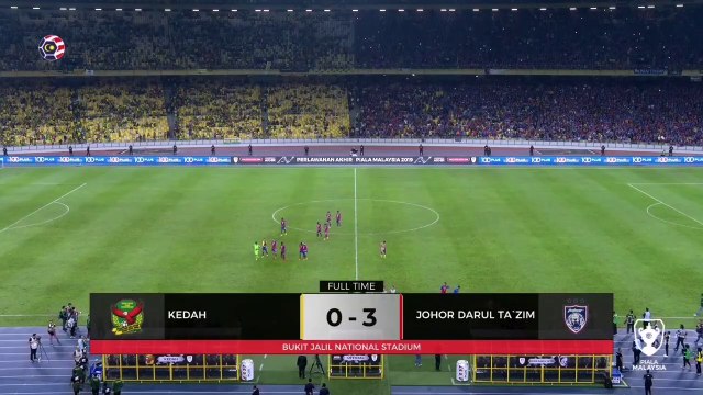 KEDAH 0-3 JDT HIGHLIGHT FINAL PIALA MALAYSIA 2019 2.11.2019