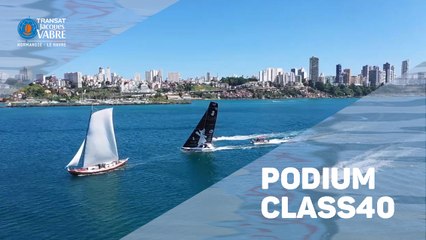 TRANSAT JACQUES VABRE - PODIUM CLASS40 - 14/11/2019