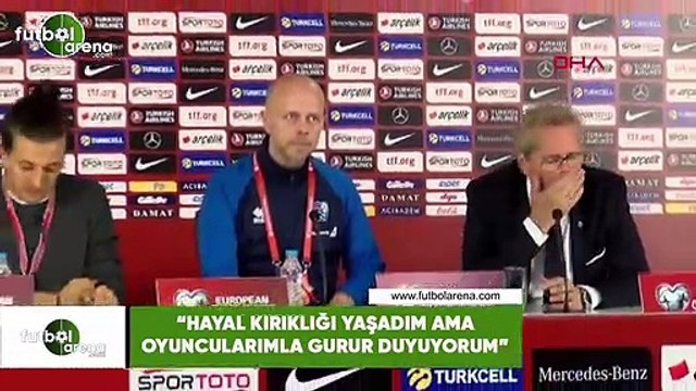 Hamren: Hayal kırıklığı yaşadım ama oyuncularımla gurur duyuyorum