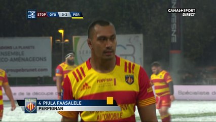 Pro D2 : Le résumé de la première mi-temps d'Oyonnax / Perpignan