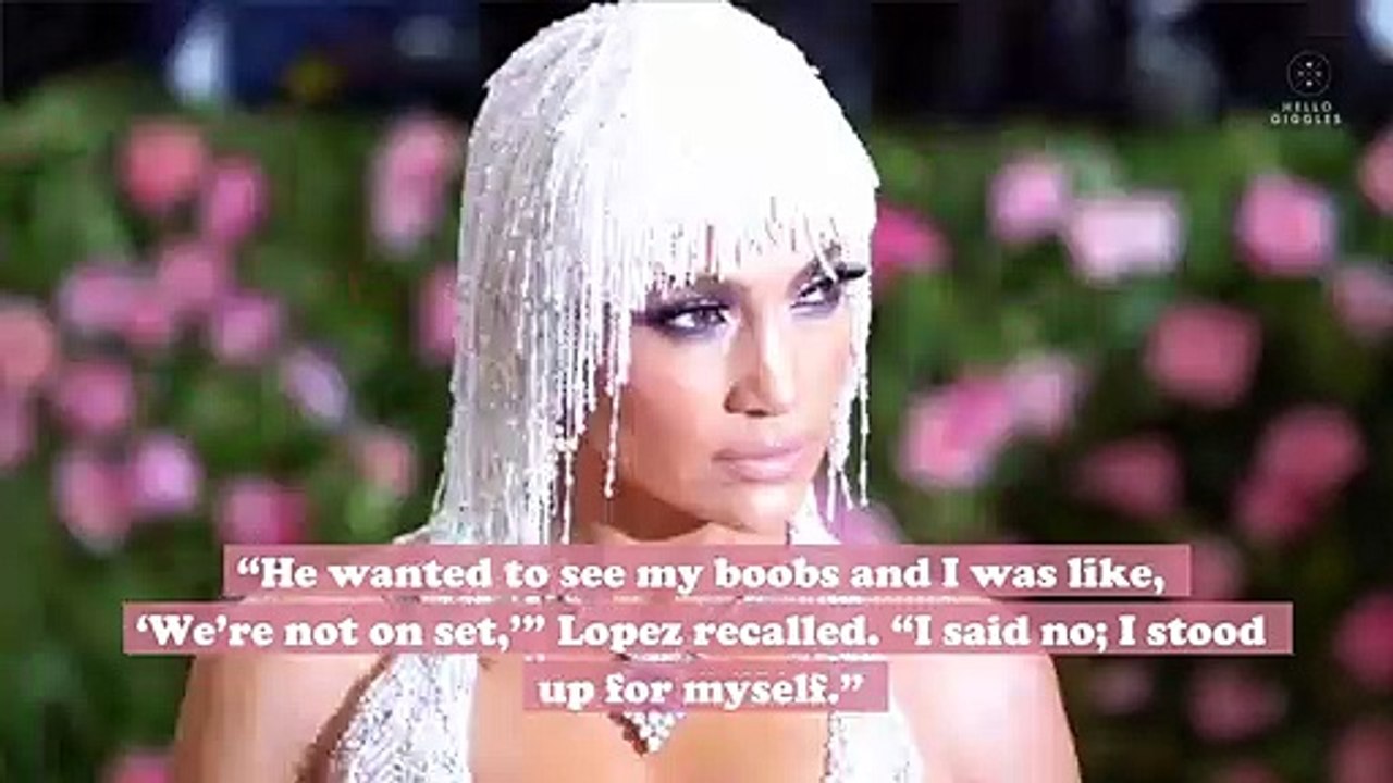 Jennifer Lopez said a male director asked her point-blank to see her breasts