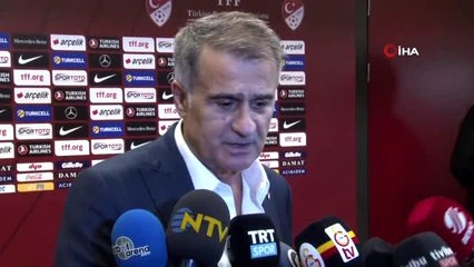 Şenol Güneş: "İnşallah Avrupa Şampiyonası'nda iyi bir sonuç alıp, gelecek olan neslin önünü açarlar"