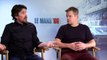 Christian Bale & Matt Damon on fighting in Le Mans 66