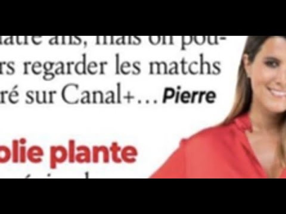 Karine Ferri, au fond du seau, message qui lui fond le coeur