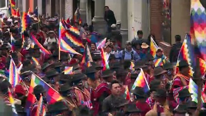 ‘Queremos Evo de volta!’