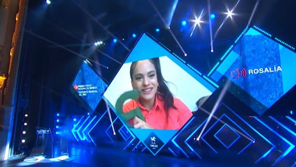 Rosalía recibe el Premio Ondas al fenómeno musical del año
