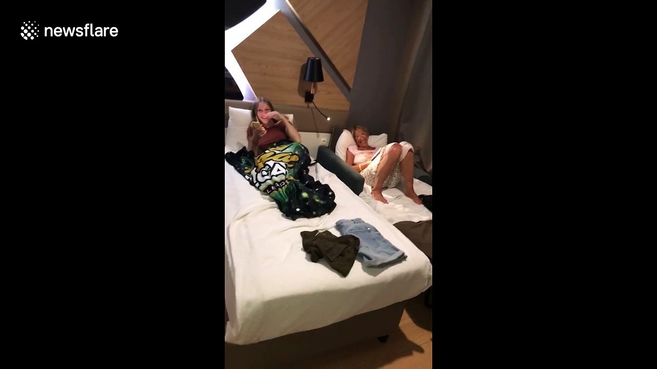 Girl accidentally farts while attempting a handstand in the UK