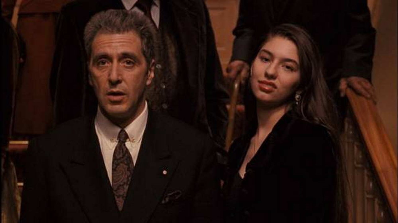 The Godfather 3 movie (1990)  Al Pacino, Diane Keaton, Talia Shire, Andy Garcia