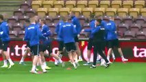 (TEKRAR) İzlanda Milli Takımı, Türkiye maçı hazırlıklarını tamamladı - İSTANBUL