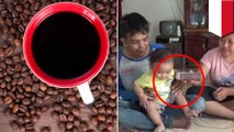 赤ちゃんに毎日1.5リットルのコーヒーを飲ませた両親 - トモニュース