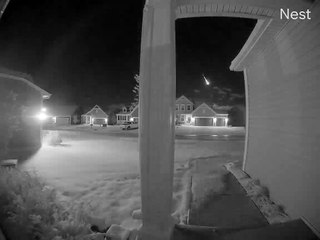 St. Louis Meteor Spotted in Door Cam