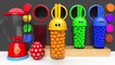 Aprenda los colores con el juguete para microondas y el molde para conejitos Bolas de Squishy Bolas infantiles para niños Niños