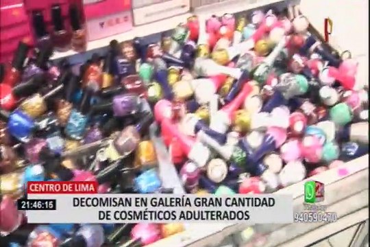 Cercado de Lima: incautan gran cantidad de productos sin registro sanitario y vencidos