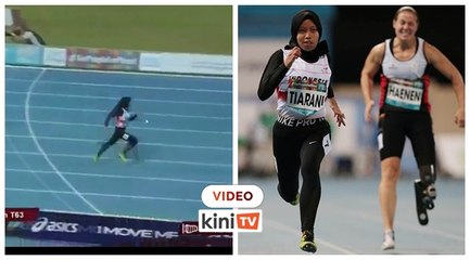 Detik-detik atlet paralimpik berhijab pecah rekod dunia