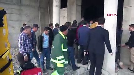 Cami inşaatında çöktü, mühendis enkaz altında kaldı