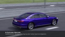 Der neue Audi S8 Cylinder on demand Animation