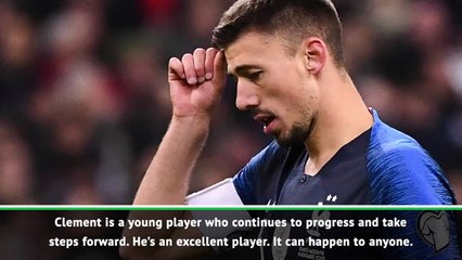 Varane supportive of Lenglet after Moldova howler