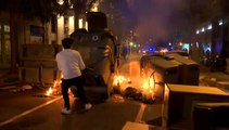 Vuelven a arder contenedores en las calles de Barcelona