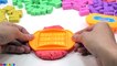 Aprende los colores con la arena cinética Rainbow Cone Sorpresa Juguetes Cómo hacer para los niños