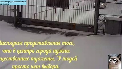 Новосибирск 14.11.19 - город без туалетов.