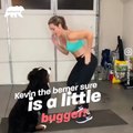 This doggo keeps annoying his mom while she's working out!  - Naturee Wildlife