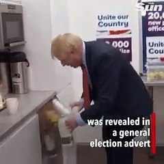 Vídeo viral: El vídeo que demuestra que Boris Johnson no sabe prepararse una taza de té
