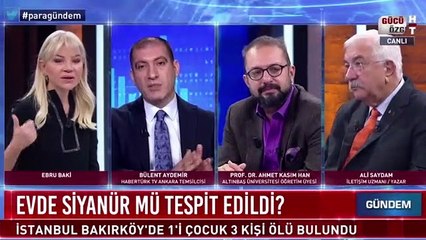 Canlı yayında soğuk rüzgarlar esti