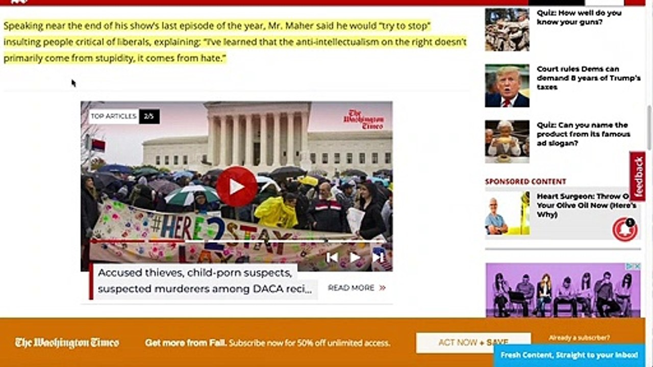 BILL MAHER PREDICTS CIVIL WAR