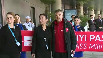 A Milli Futbol Takımı, İspanya'ya gitti - İSTANBUL